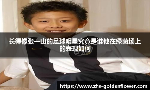 长得像张一山的足球明星究竟是谁他在绿茵场上的表现如何